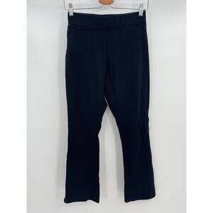 SALE American Giant No BS Kick Flare Pants Sz 6 Solid Black High Rise